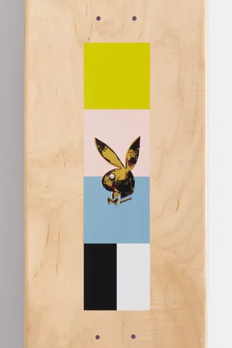Color Bars Playboy X Andy Warhol Skateboard Deck