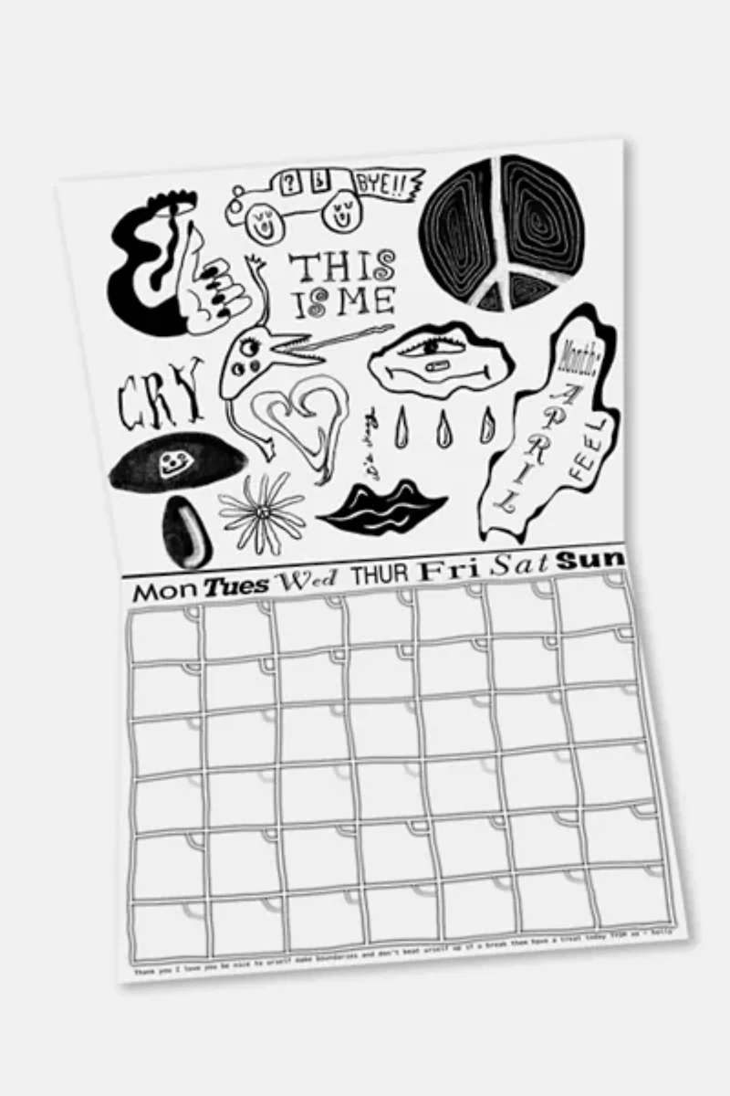 Holly Simple 12-Month Wall Calendar