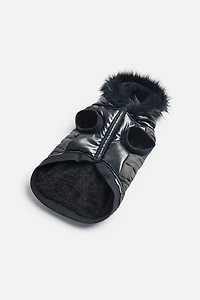 Silver Paw Dog Blair Puffer Hooded Jacket