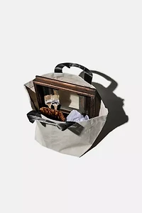 Puebco Upcycled Vintage Sling Belt Handle Tote Bag