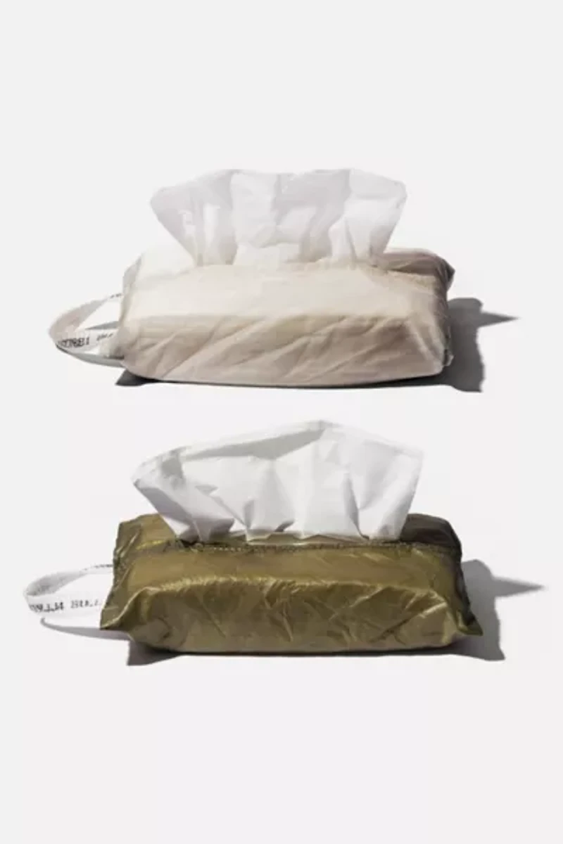 Puebco Recycled Vintage Parachute Tissue Box Cover