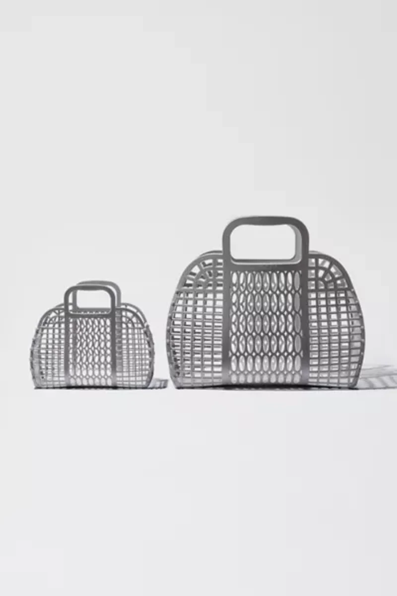 Puebco Plastic Mesh Market Tote Bag
