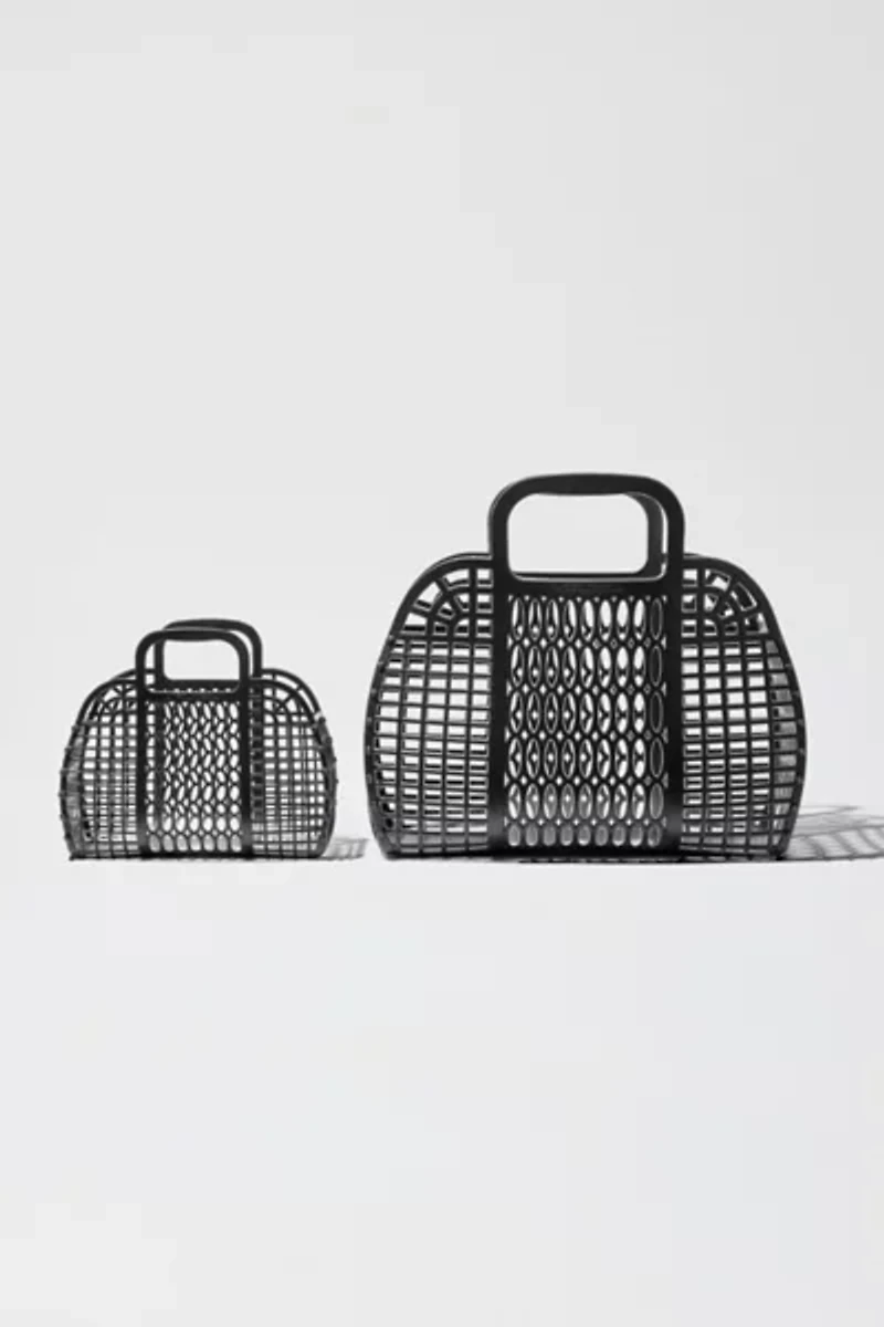 Puebco Plastic Mesh Market Tote Bag
