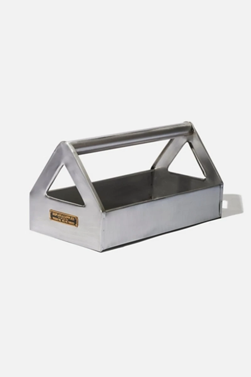 Puebco Reclaimed Steel Tool Organizer Storage Tray