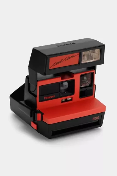 Vintage Polaroid Red Cool Cam 600 Instant Camera Refurbished by Retrospekt
