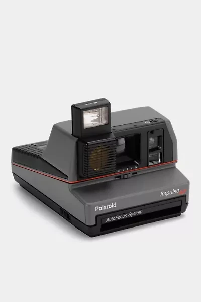 Vintage Polaroid Grey Impulse Autofocus Vintage 600 Instant Camera Refurbished by Retrospekt