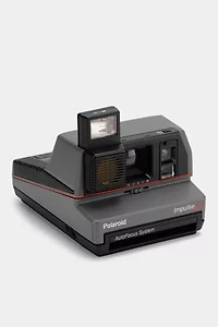 Vintage Polaroid Grey Impulse Autofocus Vintage 600 Instant Camera Refurbished by Retrospekt