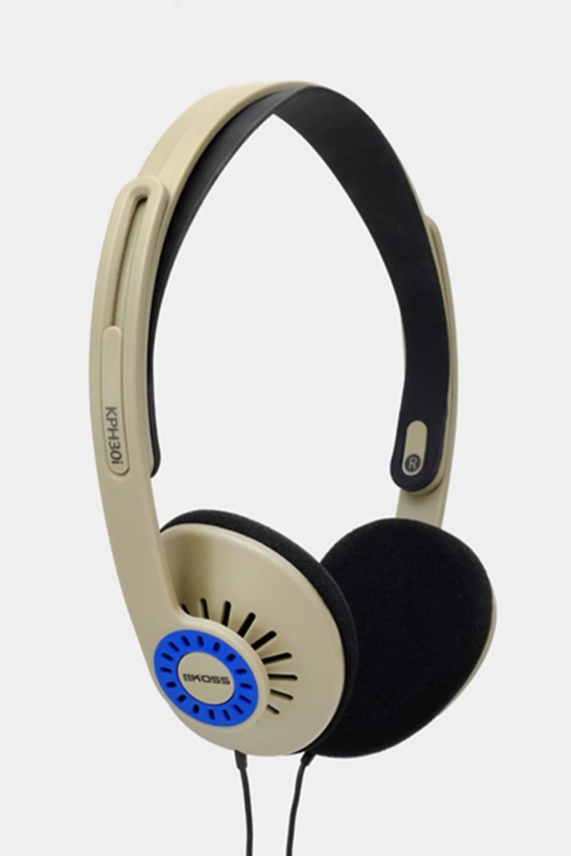 Koss KPH30i Rhythm Beige On-Ear Headphones