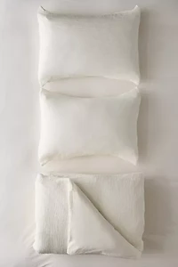 Cozy Crinkle Duvet Cover Set