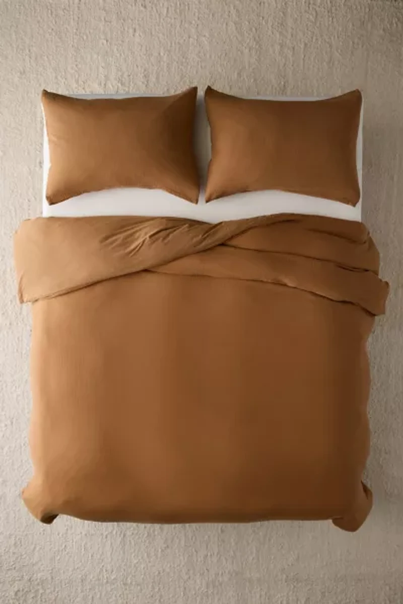 Cozy Crinkle Duvet Cover Set