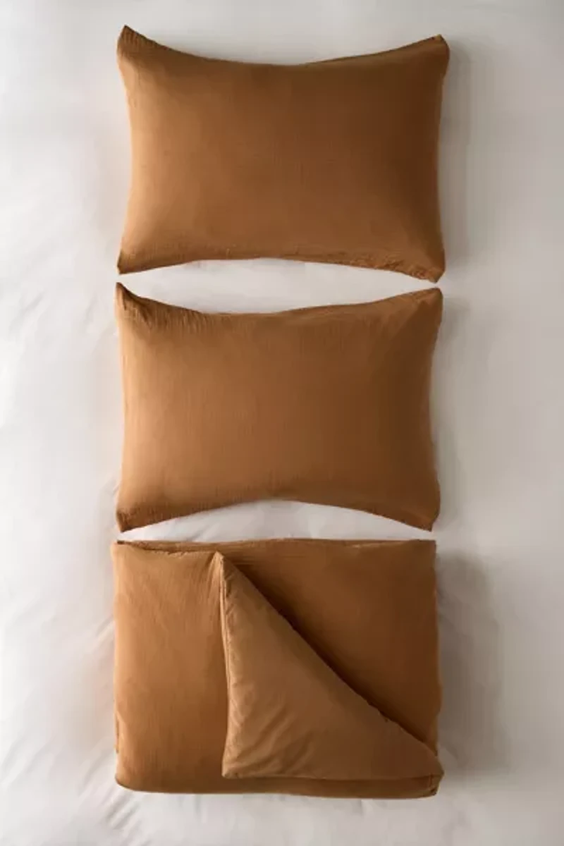 Cozy Crinkle Duvet Cover Set