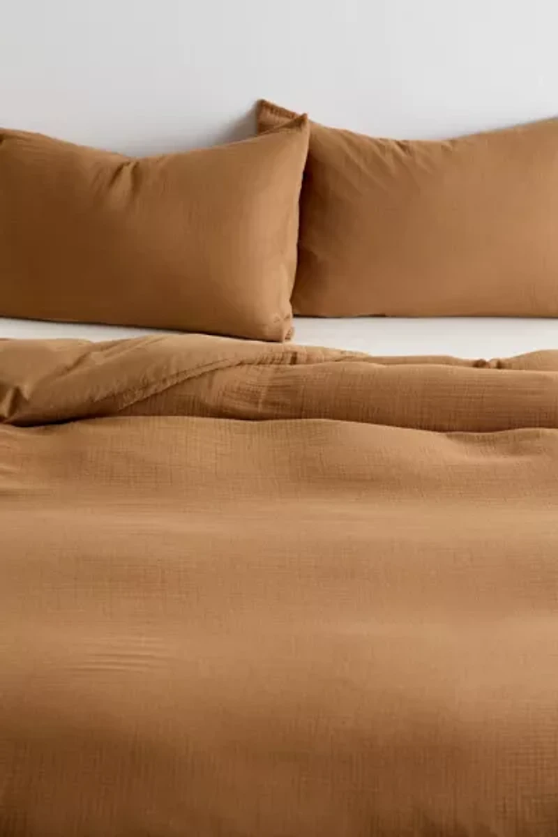 Cozy Crinkle Duvet Cover Set