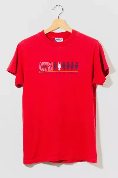 Vintage 1990s Alien Workshop Skateboards T-Shirt Red