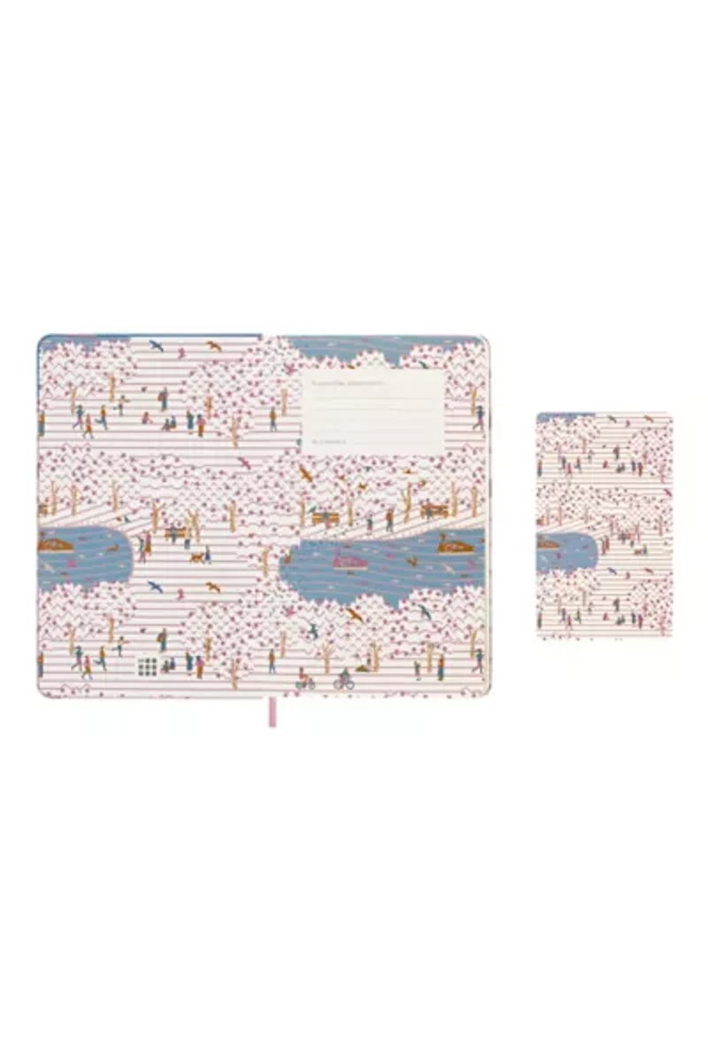 Moleskine Sakura Limited Edition Large Ruled Bicycle Hard Canvas Notebook