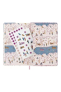 Moleskine Sakura Limited Edition Large Ruled Bicycle Hard Canvas Notebook