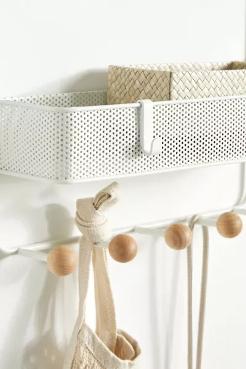 Estique Multi-Hook Wall Shelf