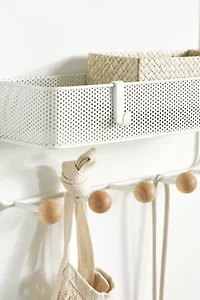 Estique Multi-Hook Wall Shelf