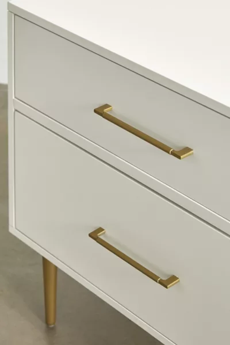 Mia 2-Drawer Storage Nightstand