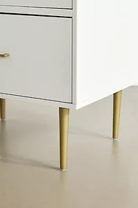 Mia 2-Drawer Storage Nightstand
