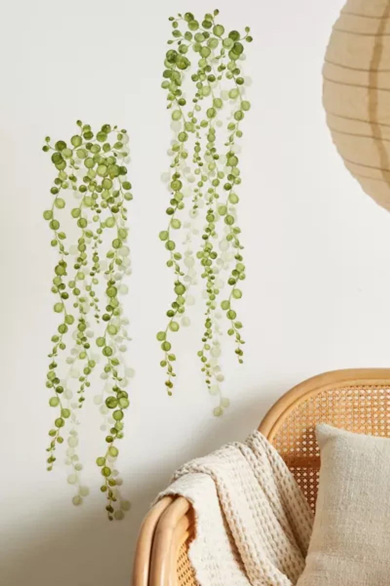 RoomMates String Of Pearls Vine Peel And Stick Wall Decal Set