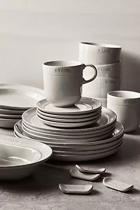 Staub Ceramic Dinnerware 4-piece 6-inch Stoneware Appetizer Plate Set