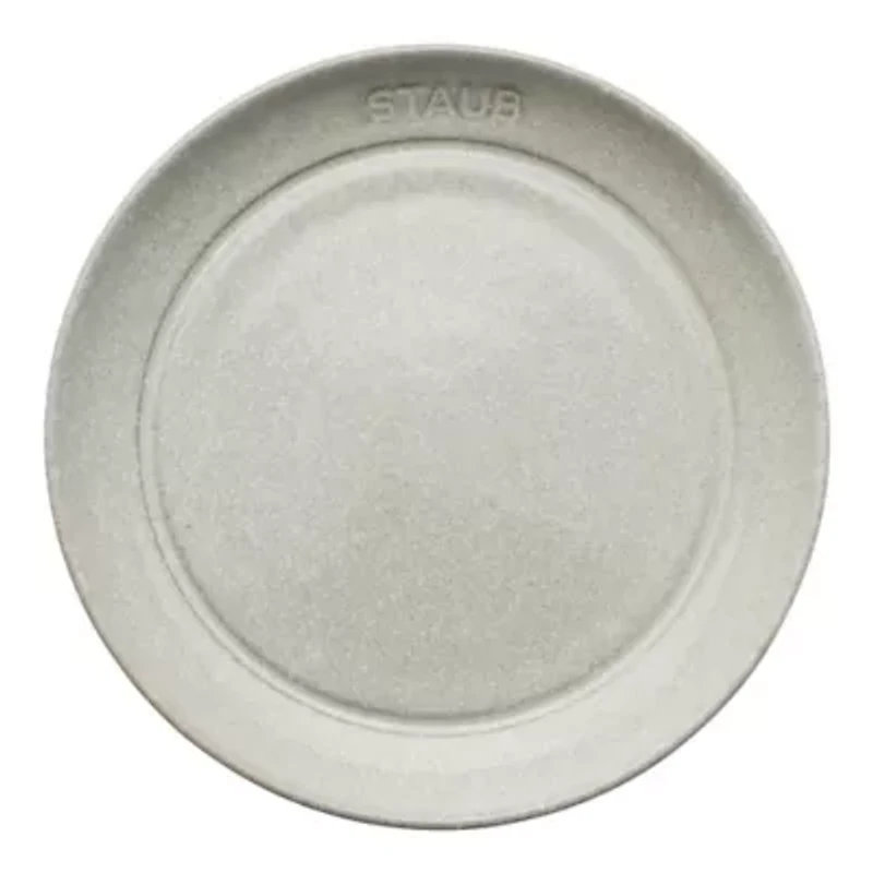 Staub Ceramic Dinnerware 4-piece 6-inch Stoneware Appetizer Plate Set