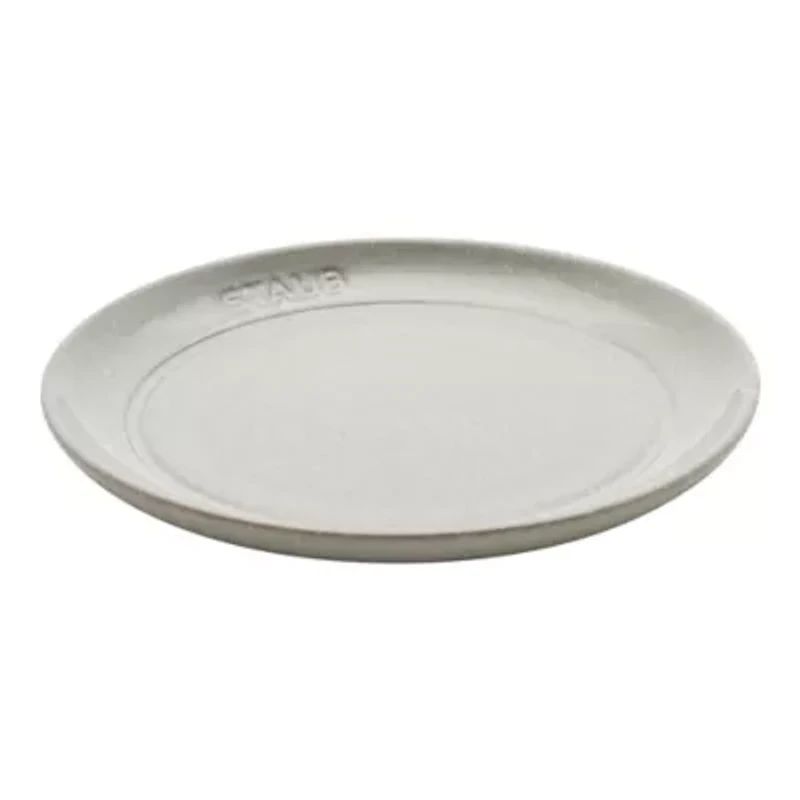 Staub Ceramic Dinnerware 4-piece 6-inch Stoneware Appetizer Plate Set