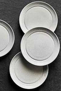 Staub Ceramic Dinnerware 4-piece 6-inch Stoneware Appetizer Plate Set