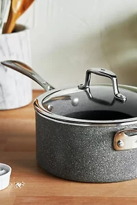 ZWILLING Vitale Aluminum Nonstick Speckled Saucepan with Lid