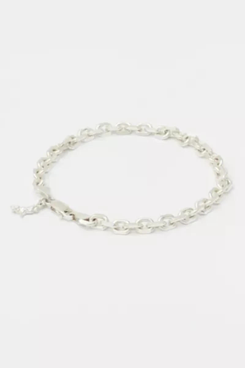 Deux Lions Jewelry Diamond Cut Chain Bracelet in Silver