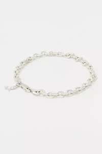 Deux Lions Jewelry Diamond Cut Chain Bracelet in Silver