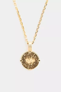 Deux Lions Jewelry Gold Zodiac Necklace