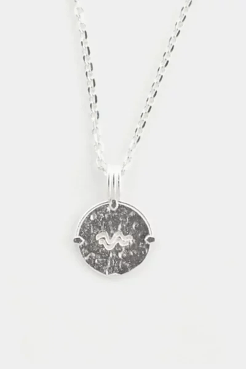 Deux Lions Jewelry Sterling Silver Zodiac Necklace
