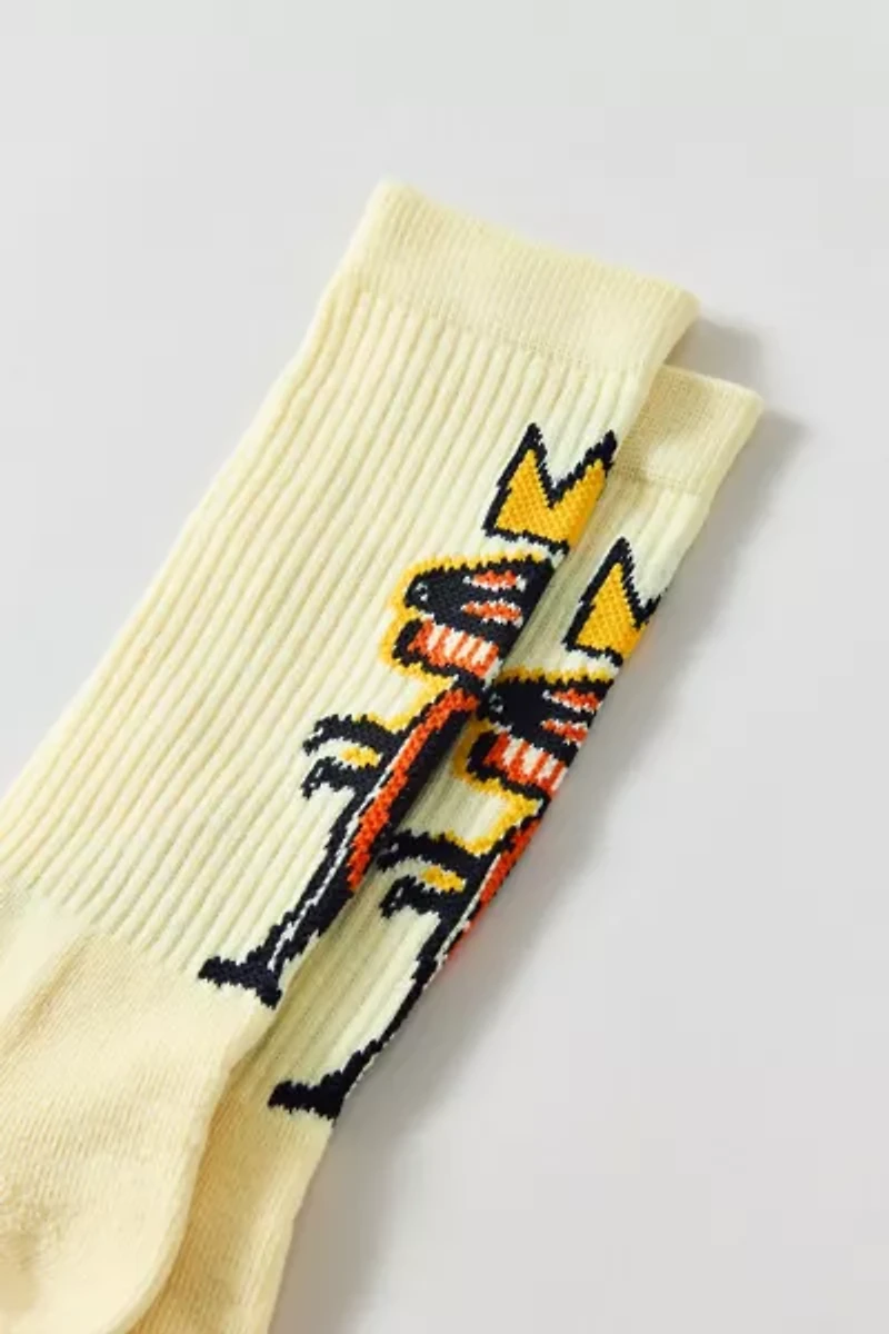 Basquiat Dino Crew Sock