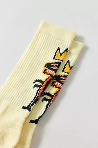 Basquiat Dino Crew Sock