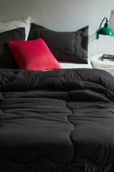Squiggle Percale Super Puff Comforter