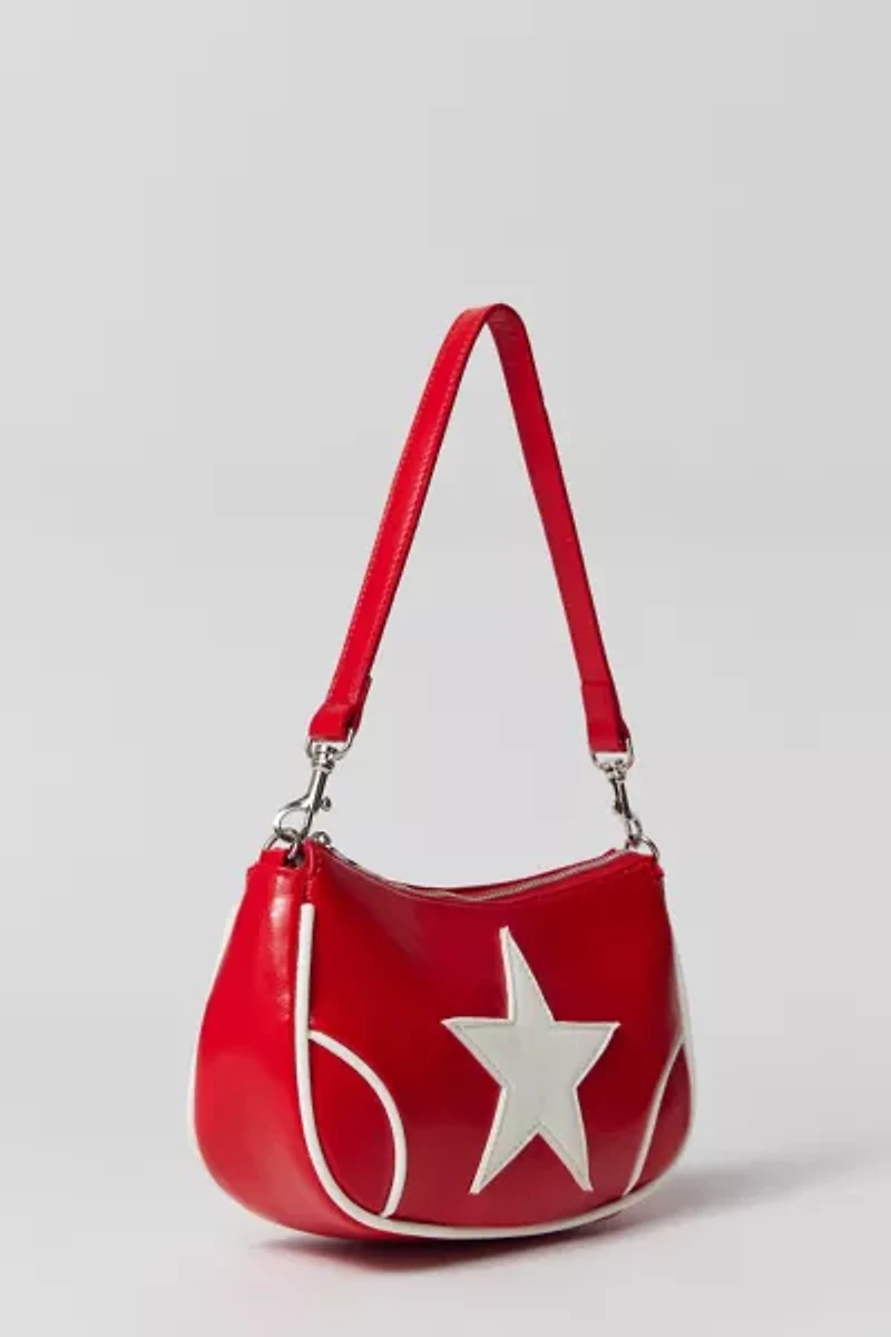 Daphne Star Patch Moto Bag