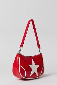 Daphne Star Patch Moto Bag