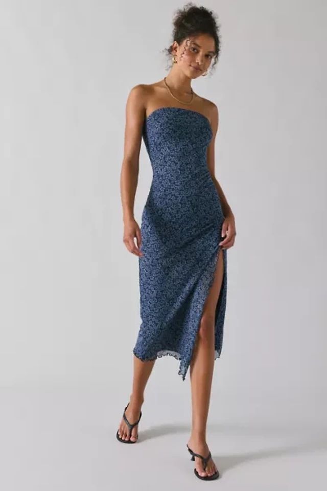 silk pleated midi dress Satin Pleated Midi Dress