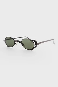 Vintage Byron Oval Steampunk Sunglasses
