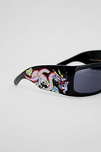 Vintage Drift Rectangle Sunglasses