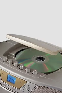 Jensen CD590 Portable Bluetooth CD Cassette AM/FM Boombox