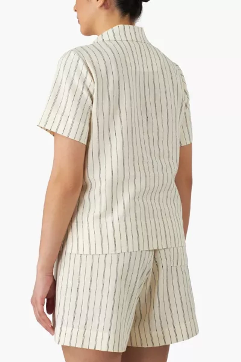 Good for Sunday Hemp Notch Collar Shirt