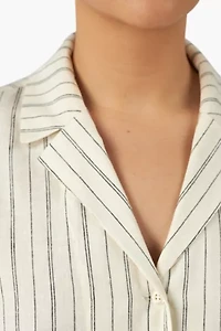 Good for Sunday Hemp Notch Collar Shirt