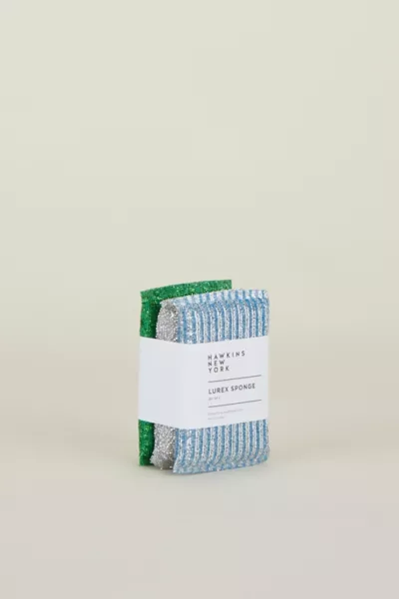 Hawkins New York Lurex Cleaning Scrub Sponge Set of 3