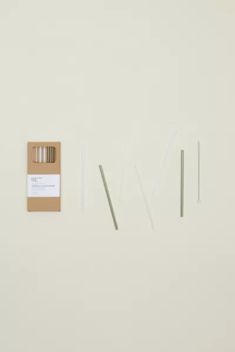 Hawkins New York Essential Reusable Glass Straws