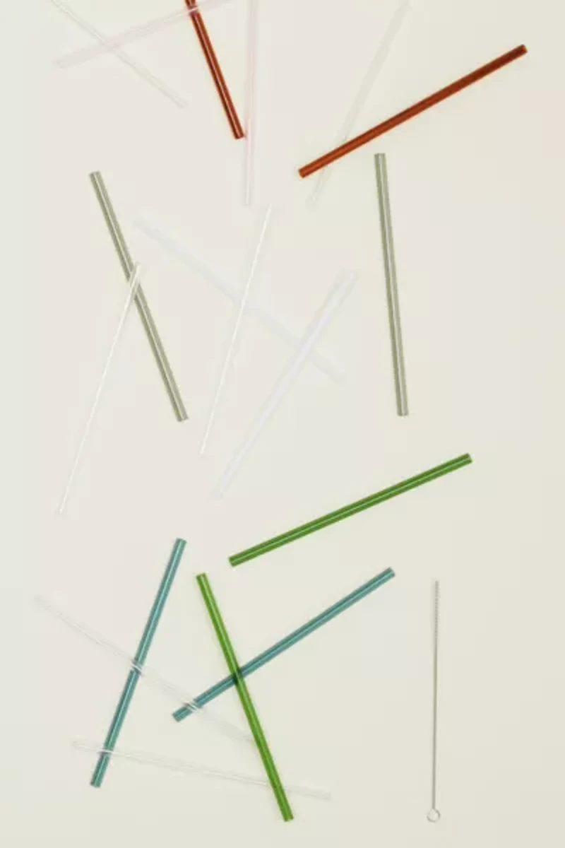 Hawkins New York Essential Reusable Glass Straws