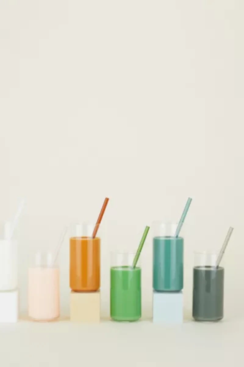 Hawkins New York Essential Reusable Glass Straws
