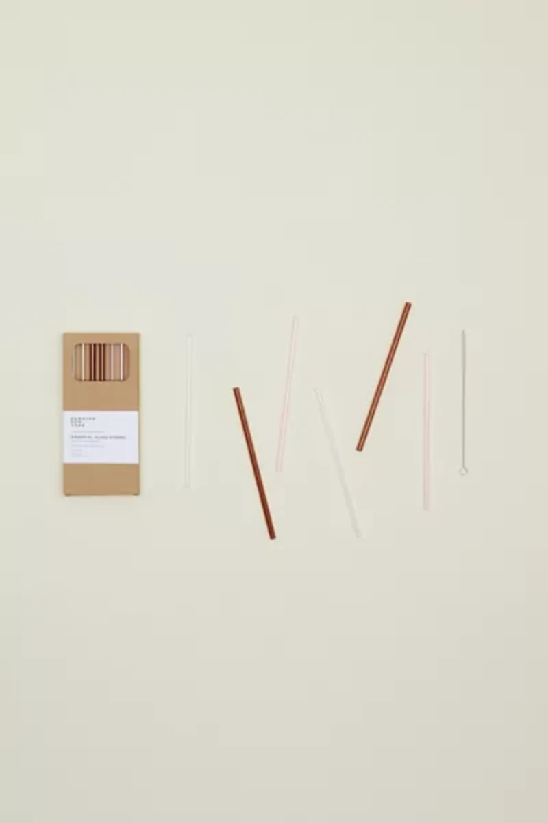 Hawkins New York Essential Reusable Glass Straws