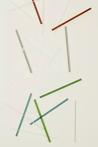 Hawkins New York Essential Reusable Glass Straws